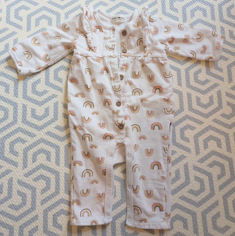 Organic Rainbow Romper
